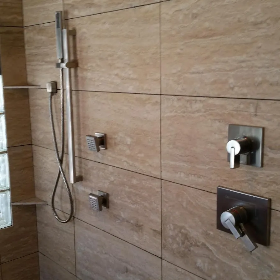 Shower fixture installation for Water Heater Replacement in Ensley